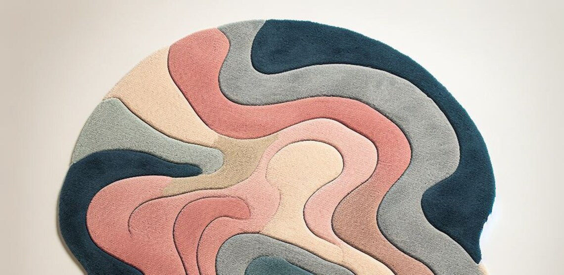 Mode Irregular Hand Tufted Carpet & Rug