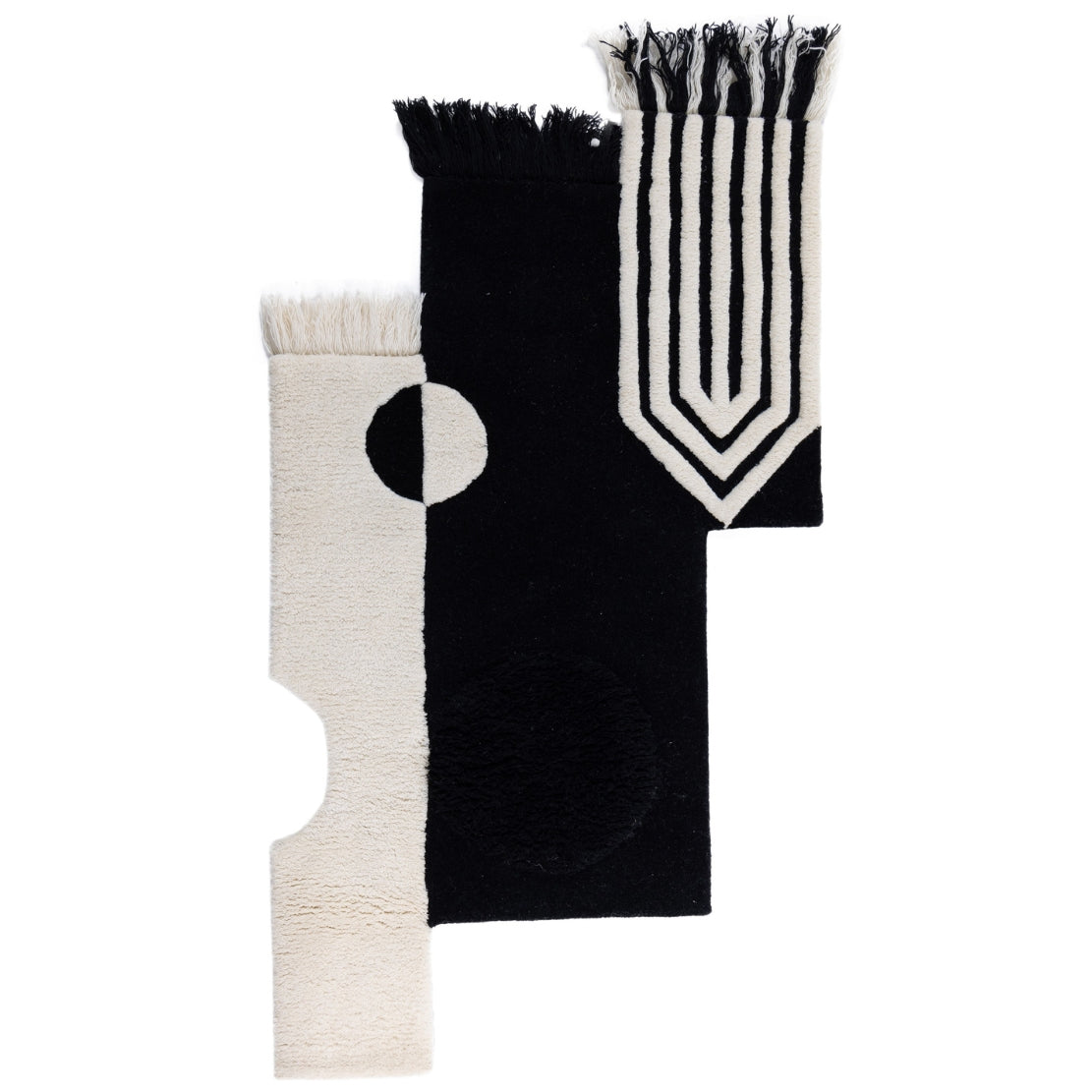 Inyo Irregular Shaped Hand Tufted New Zealand Wool Rug