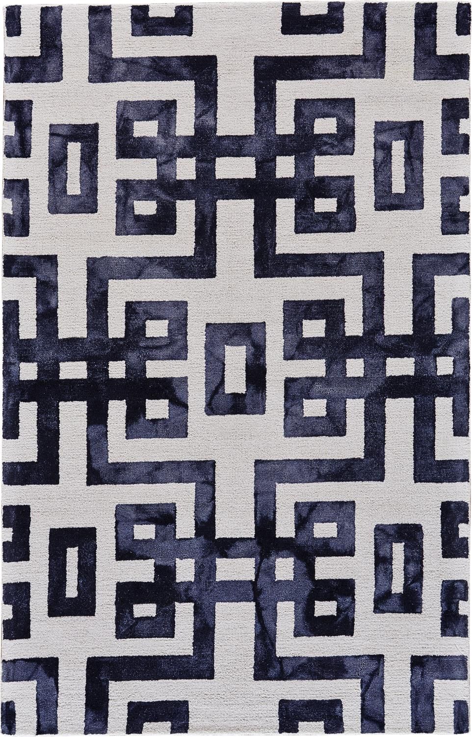 Koronge New Zealand Wool & Viscose Silk Loop Pile Rug