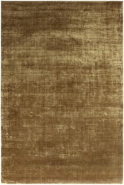 Plain Viscose Gold Hand-Loomed Rug