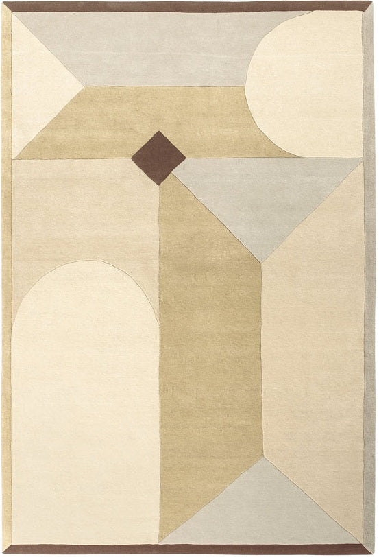 Izikka Geometric Hand Tufted New Zealand Wool Rug