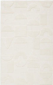 Ivory Missy New Zealand Wool High Low Hand Tufted Rug