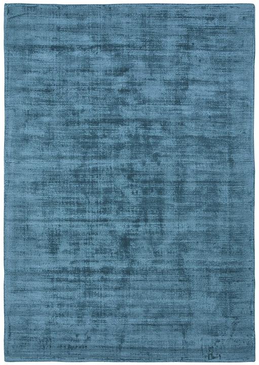 Soft Blue Hand-Loomed Premium Viscose Rug
