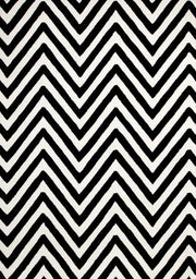 New York Black/White Hand Tufted New Zealand Wool Rug