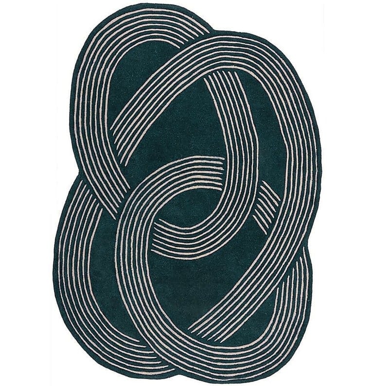 Chain New Zealand Wool Hand Tufted Rug
