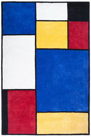 Mondrian Multicolour Hand Tufted Rug