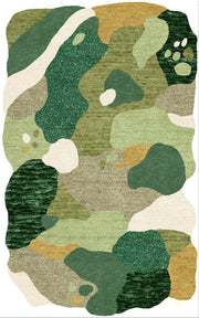 Organic New Zealand Wool & Viscose Cut & Loop Pile Rug