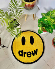 Drew Logo Hand Tufted New Zealand Wool Rug