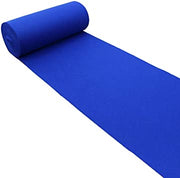 Width 4 Feet Blue Plain Solid Carpet for Stage, Exhibition 3MM