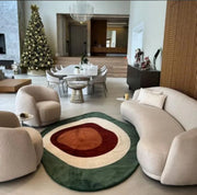 Modern Abstract Hand-Tufted Area New Zealand