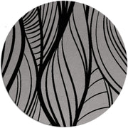 Mahu Black & Grey Hand Tufted Round Plush New Zealand Wool Rug