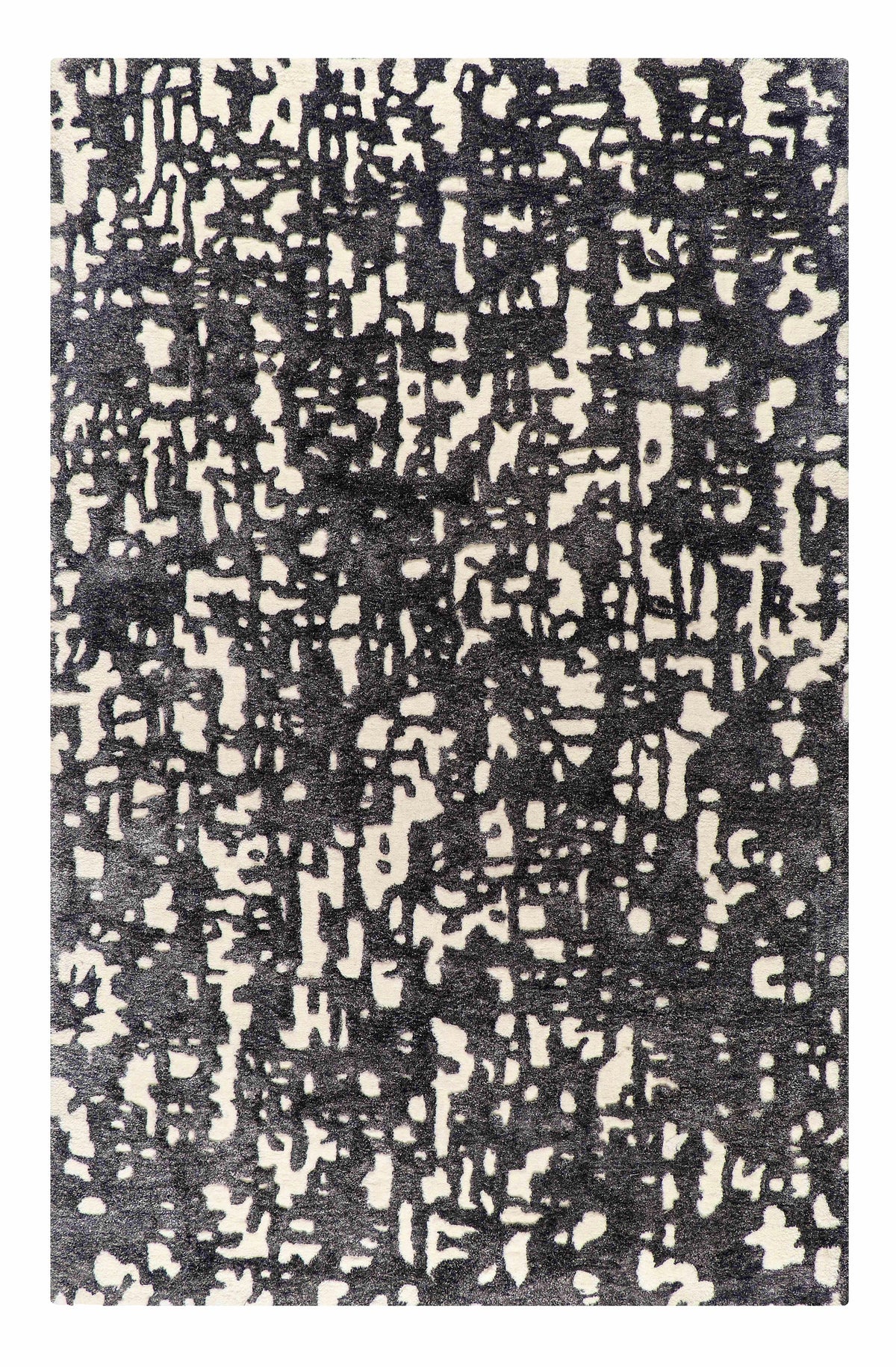 Scribble New Zealand Wool & Viscose Cut & Loop Pile Rug