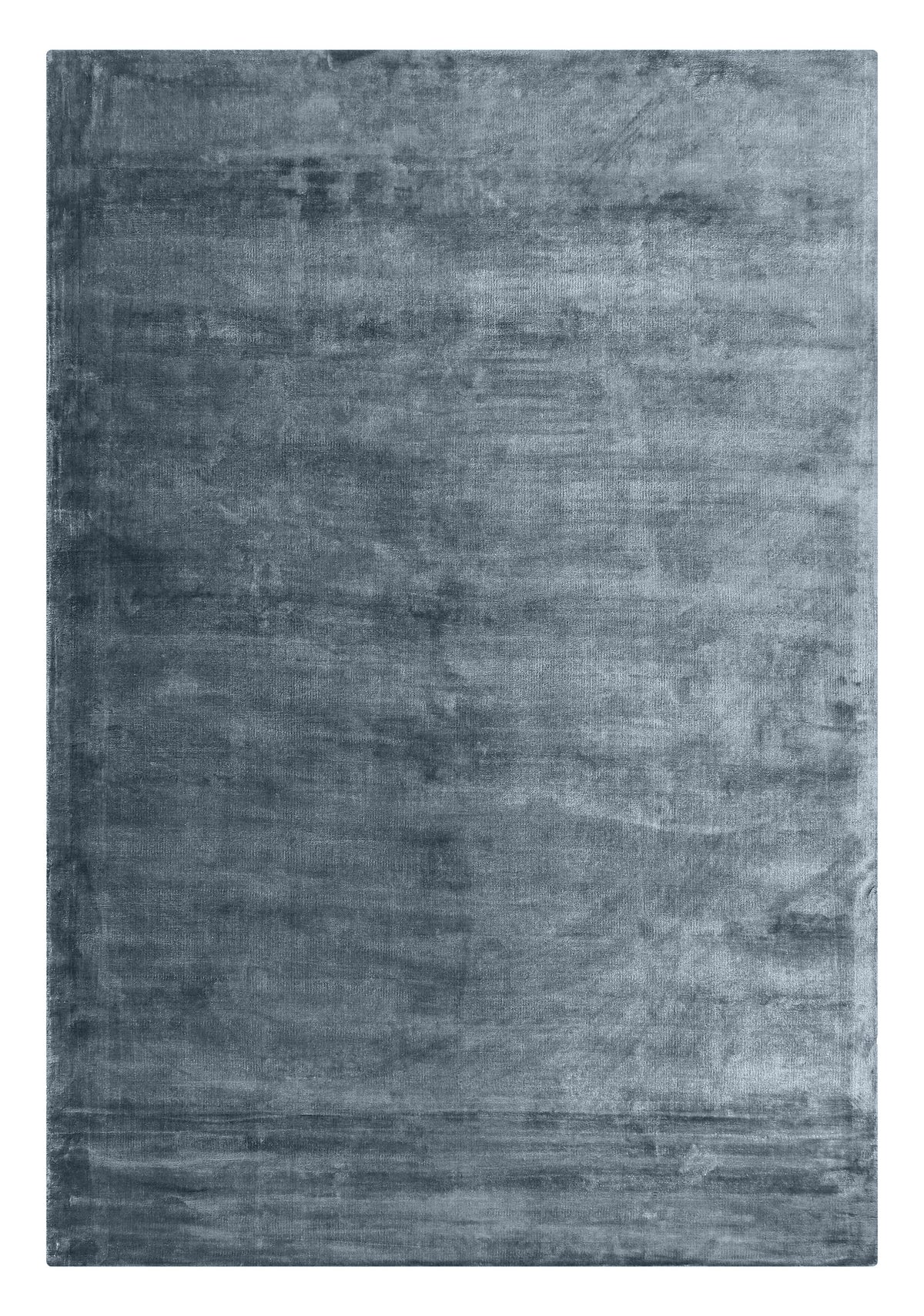 Slate Grey Viscose Rug