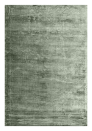 Slate Green Viscose Rug