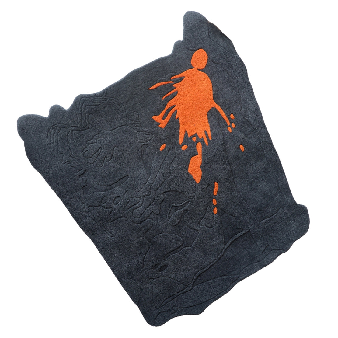 Splash New Zealand Wool Irregular Shaped Rug