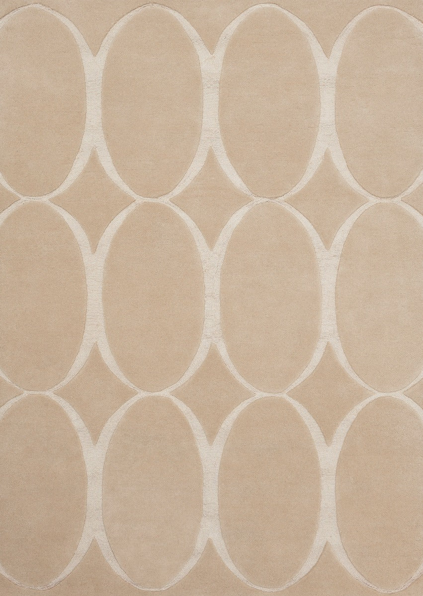Renaissance Beige Hand Tufted Woolen Rug