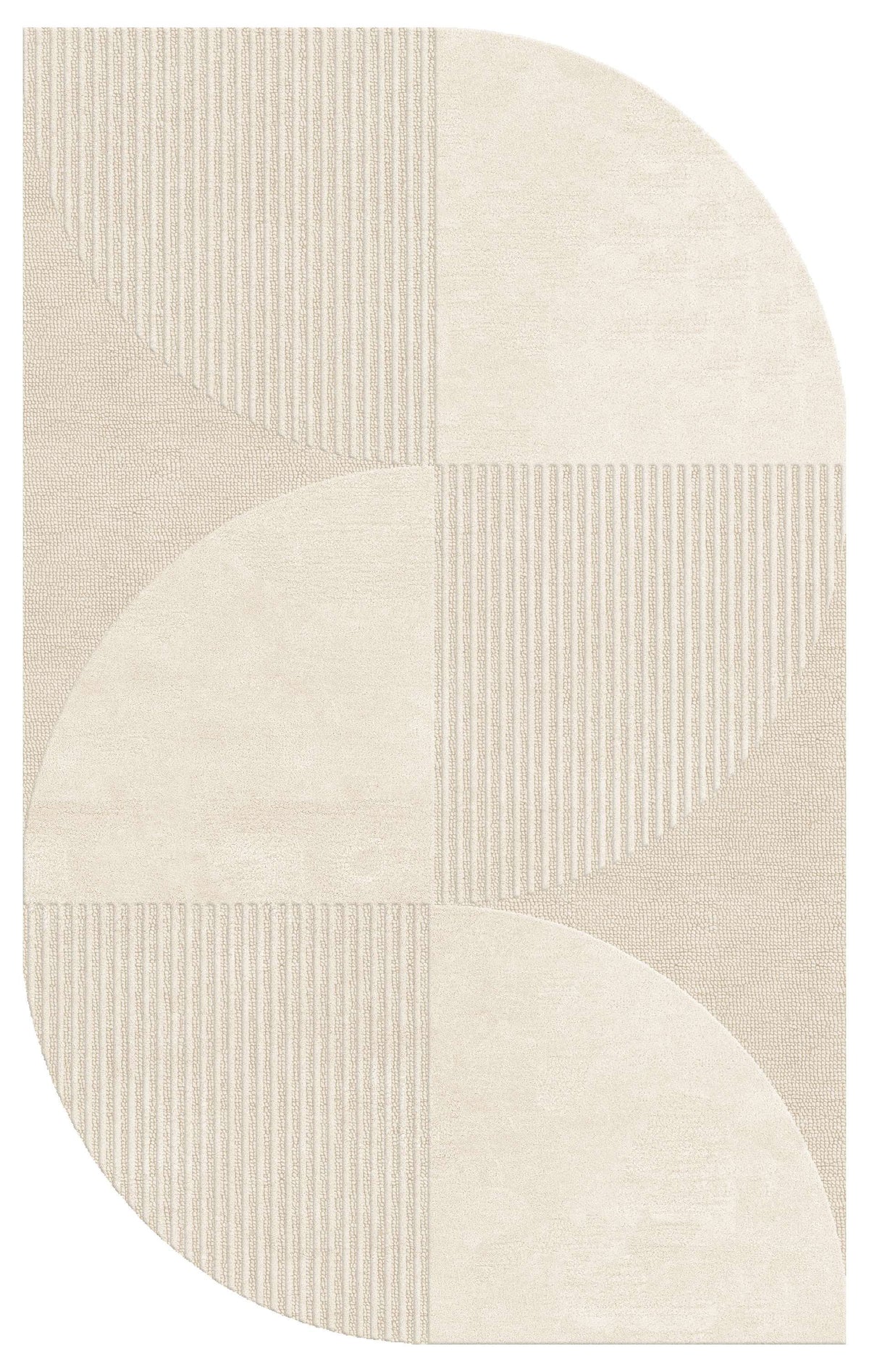 Urban New Zealand Wool Irregular Shaped Rug