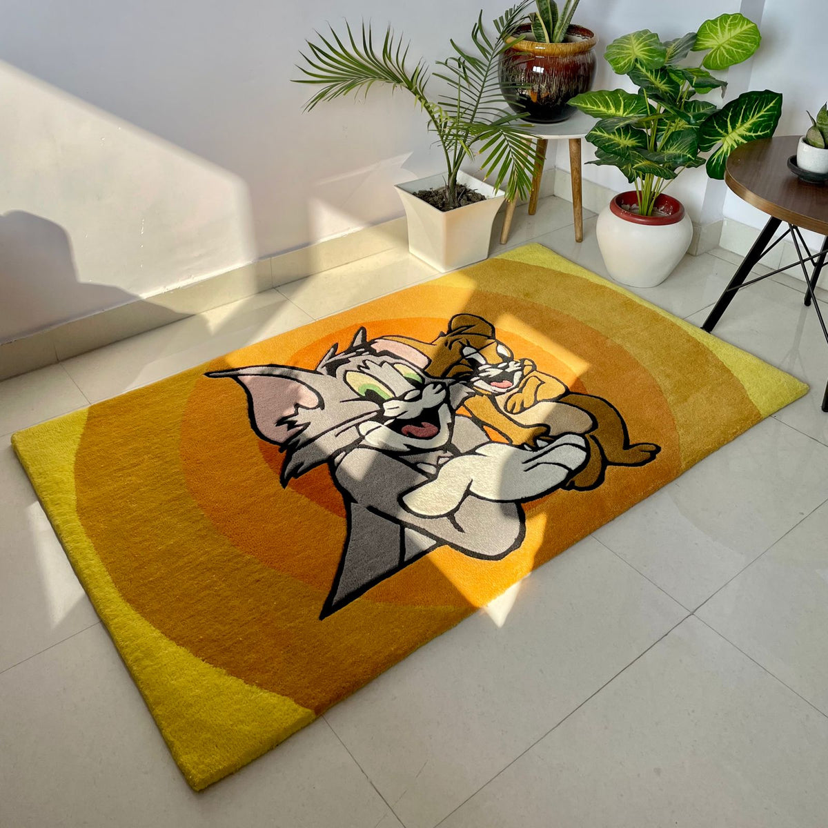 Tom & Jerry Hand Tufted New Zealand Wool Rug
