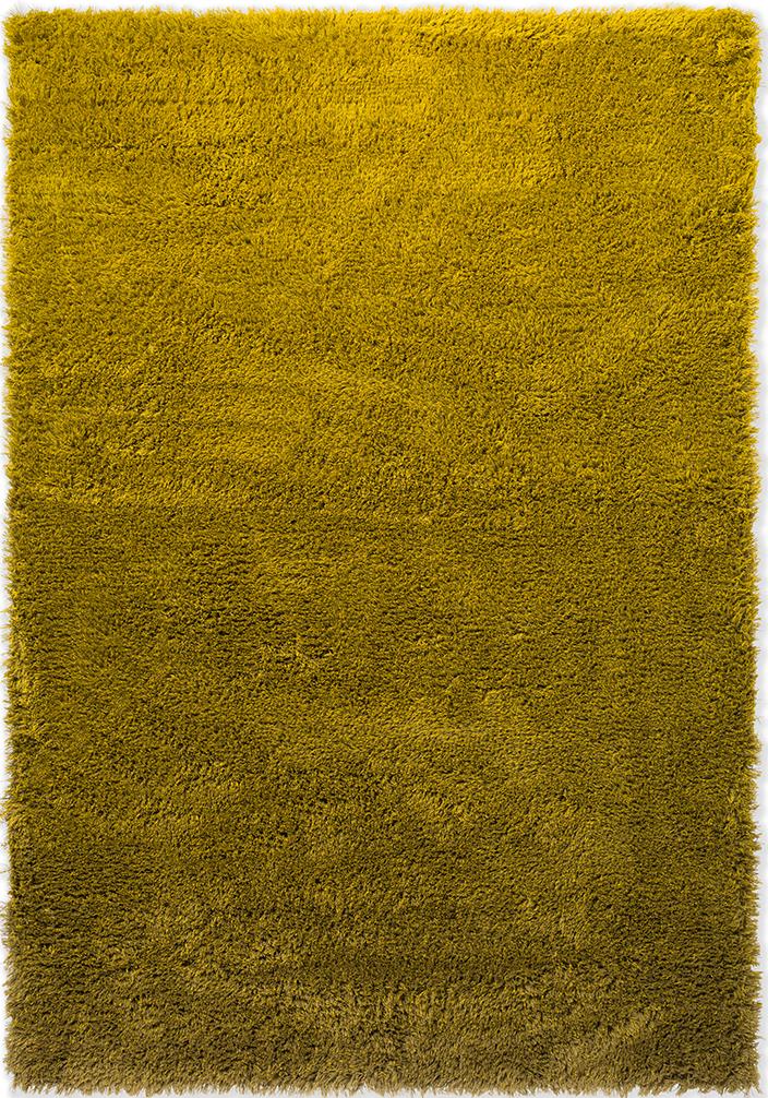 Handcrafted Olive Shaggy Carpet